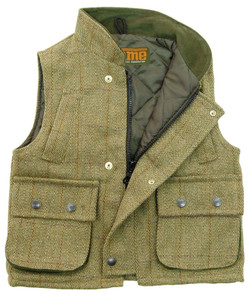 Game children's tweed waistcoat Game children's tweed waistcoat