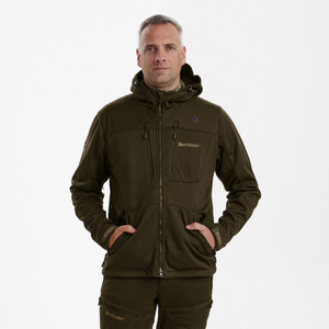 Deerhunter Excape Softshell Jacket Art Green. Men's lightweight water repellent jacket