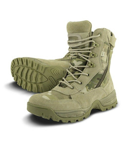 Kombat UK Special Ops Recon Boots in Multicam Camo, men's tactical style tall boots