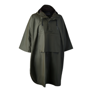 Deerhunter Hurricane Rain Poncho. Poncho with hood in green