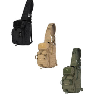 Viper 10 Litre shoulder pack, includes main compartment and external pouches.