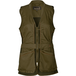 Seeland Ladies Skeet Vest in duffle green, women's skeet waistcoat for shooting Seeland Ladies Skeet Vest in duffle green, women's skeet waistcoat for shooting