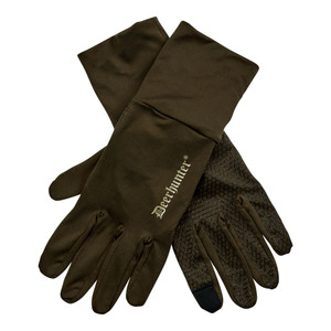 Deerhunter Excape Gloves with Silicone Grip in green, lightweight gloves for shooting