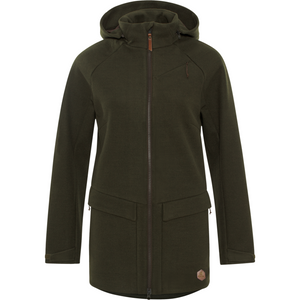 Harkila Ladies Metso Hybrid Jacket, women's longer length wool coat Harkila Ladies Metso Hybrid Jacket, women's longer length wool coat