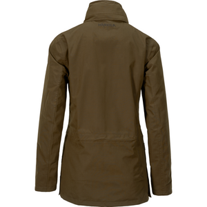 Harkila Retrieve Lady jacket, women's waterproof and breathable shooting jacket in warm olive Harkila Retrieve Lady jacket, women's waterproof and breathable shooting jacket in warm olive