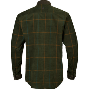 Harkila Kaldfjord Corduroy Check shirt in willow green, men's country check shooting shirt Harkila Kaldfjord Corduroy Check shirt in willow green, men's country check shooting shirt