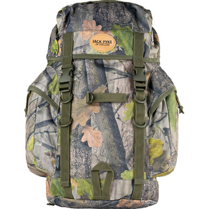 Jack Pyke 25 litre rucksack, country rucksack in green or camouflage