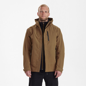 Deerhunter Sarek Shell Jacket with hood 5430 in Butternut, men's waterproof and breathable shooting jacket Deerhunter Sarek Shell Jacket with hood 5430 in Butternut, men's waterproof and breathable shooting jacket