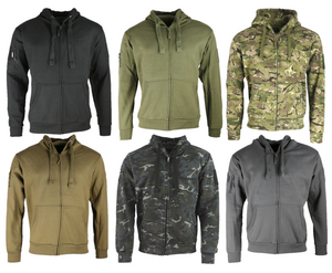 Kombat UK Special Ops hoodie in gunmetal grey, heavyweight polycotton hoodie