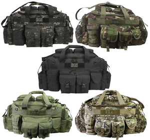 Kombat UK Saxon Holdall, this 100 litre holdall is Molle compatible