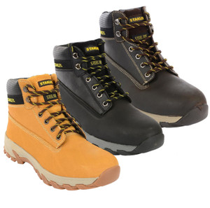 Stanley Hartford Safety Boots STA10003, men's steel toe cap safety work boots