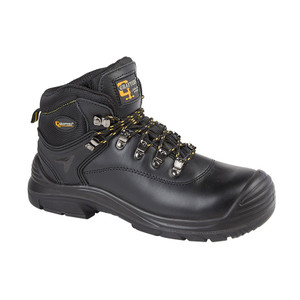 Grafters Lace Up Leather Safety Boots M9508, men's steel toe cap work boots