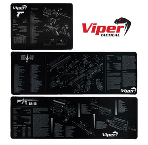 The Viper gun mat comes in three different designs, and is made with 3mm rubber.