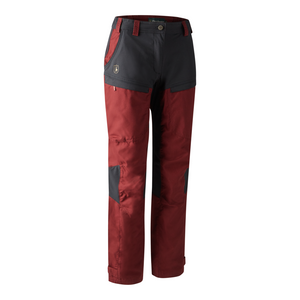 Deerhunter Lady Ann Trousers in Oxblood Red, women's lightweight shooting trousers Deerhunter Lady Ann Trousers in Oxblood Red, women's lightweight shooting trousers
