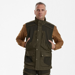 Deerhunter Strike Extreme Waistcoat 4088 in green, men's lightweight shooting waistcoat Deerhunter Strike Extreme Waistcoat 4088 in green, men's lightweight shooting waistcoat