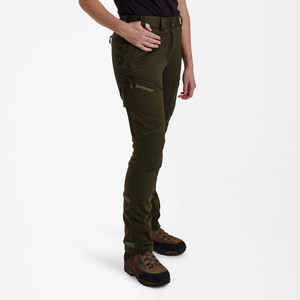 Deerhunter Lady Excape softshell trousers, women's green shooting trousers