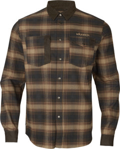 Harkila men's Aivak Shirt in Burgundy, men's long sleeve country check shirt Harkila men's Aivak Shirt in Burgundy, men's long sleeve country check shirt