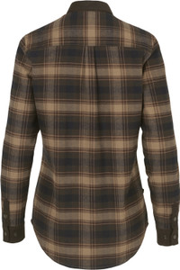 Harkila Ladies Aivak Shirt in Burgundy, women's long sleeve country check shirt Harkila Ladies Aivak Shirt in Burgundy, women's long sleeve country check shirt