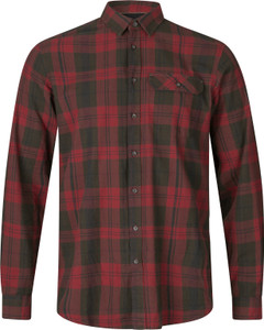 Seeland Highseat Shirt in Red Forest Check, men's country check shirt Seeland Highseat Shirt in Red Forest Check, men's country check shirt