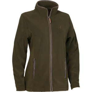 Percussion Ladies Scotland Fleece Jacket in green, women's country fleece jacket Percussion Ladies Scotland Fleece Jacket in green, women's country fleece jacket