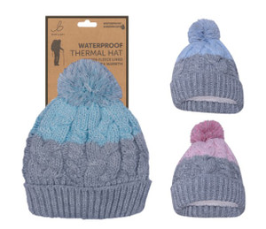 Bartleby Waterproof Thermal Hat with Sherpa Fleece Lining Bartleby Waterproof Thermal Hat with Sherpa Fleece Lining