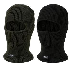 Highlander Open Face Balaclava with Thinsulate in green or black Highlander Open Face Balaclava with Thinsulate in green or black
