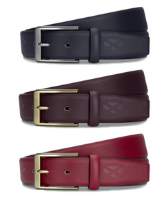 Hoggs of Fife Feather Edge 35mm Belt, men's leather country belt