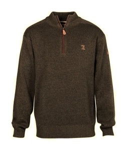 Percussion Knitted 1566 Jumper Brown Country Hunting Shooting Percussion Knitted 1566 Jumper Brown Country Hunting Shooting