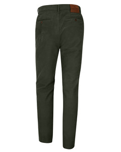 Hoggs of Fife Carrick Technical Stretch Moleskin Trousers in dark olive green