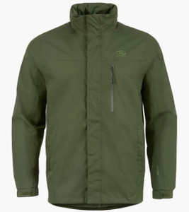 Highlander Men's Kerrera Jacket, men's lightweight and waterproof jacket in green