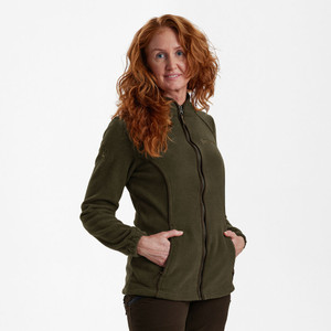 Deerhunter Lady Josephine Fleece Jacket in green Deerhunter Lady Josephine Fleece Jacket in green