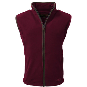 Game Stanton fleece gilet in Maroon Game Stanton fleece gilet in Maroon