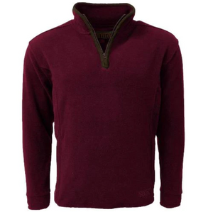 Game Men's Stanton fleece pullover in maroon, a premium anti pill Fleece pullover. Game Men's Stanton fleece pullover in maroon, a premium anti pill Fleece pullover.