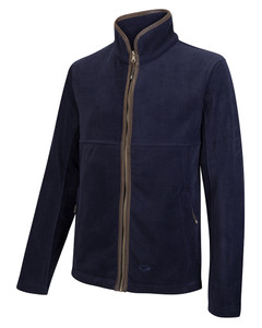 Hoggs of Fife Stenton Technical Fleece Jacket, men's country fleece in navy