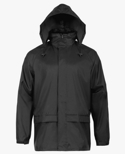 Highlander Stormguard Jacket in Black, men's lightweight waterproof jacket Highlander Stormguard Jacket in Black, men's lightweight waterproof jacket