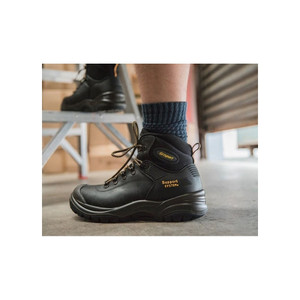 Grisport Contractor S3 Safety Boots in black, men's steel toe cap safety work boots Grisport Contractor S3 Safety Boots in black, men's steel toe cap safety work boots