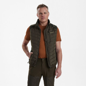Deerhunter Moor Padded Waistcoat in green, men's padded gilet Deerhunter Moor Padded Waistcoat in green, men's padded gilet