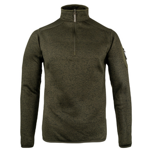 Jack Pyke Melange Fleece Pullover. Quarter zip fleece in green fleck. Jack Pyke Melange Fleece Pullover. Quarter zip fleece in green fleck.