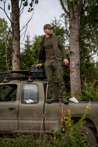 Harkila Olaf Fleece Jacket in Willow Green, men's country fleece jacket Harkila Olaf Fleece Jacket in Willow Green, men's country fleece jacket