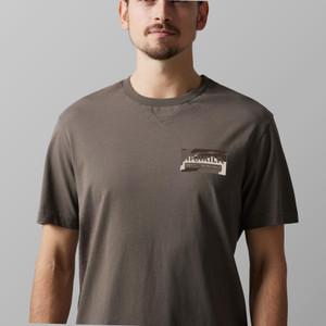 Harkila Core T Shirt in Brown, men's cotton t shirt for hunting