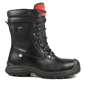 Grisport Boulder Safety Boots in Black, men's tall and waterproof safety work boots