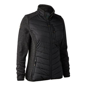 Deerhunter Lady Caroline Padded Jacket in Black, women's country quilted jacket