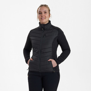 Deerhunter Lady Caroline Padded Jacket in Black, women's country quilted jacket