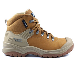 Grisport Sub Contractor S3 Safety Boots, men's steel tor cap work boots in tan