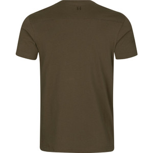 Harkila Men's Logo Short Sleeve T Shirt in Willow Green