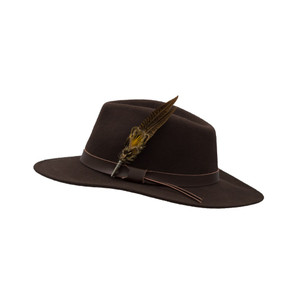 Walker & Hawkes Richmond Fedora Crushable Felt Hat