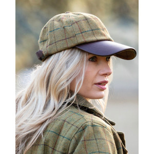 Walker & Hawkes Derby Tweed Hoaden Baseball Cap Hat
