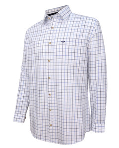 Hoggs of Fife Viscount Premier Tattersall Shirt, men's smart country shirt