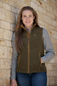 Harkila Lady Sandhem 200 waistcoat in Willow Green, features a wind-resistant lining. Harkila Lady Sandhem 200 waistcoat in Willow Green, features a wind-resistant lining.