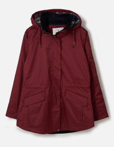 Lighthouse Ladies Kendal Raincoat in Berry, women's waterproof jacket in red
